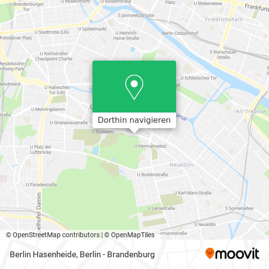 Berlin Hasenheide Karte