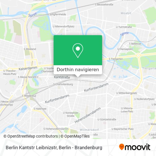 Berlin Kantstr Leibnizstr Karte