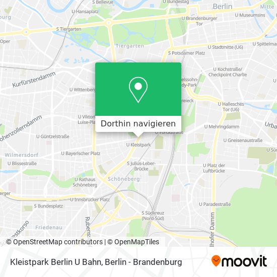 Kleistpark Berlin U Bahn Karte