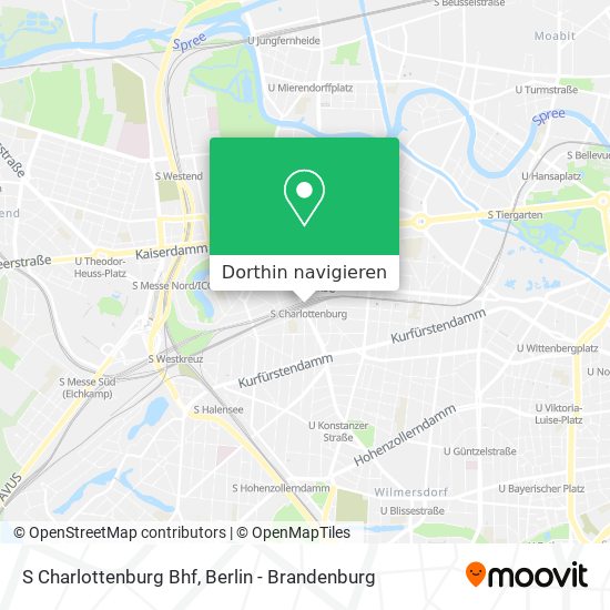 S Charlottenburg Bhf Karte