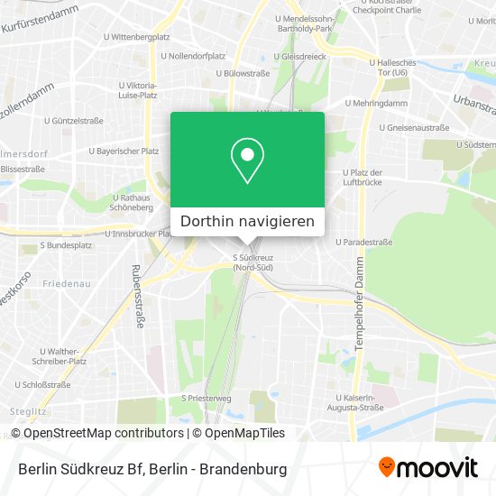 Berlin Südkreuz Bf Karte