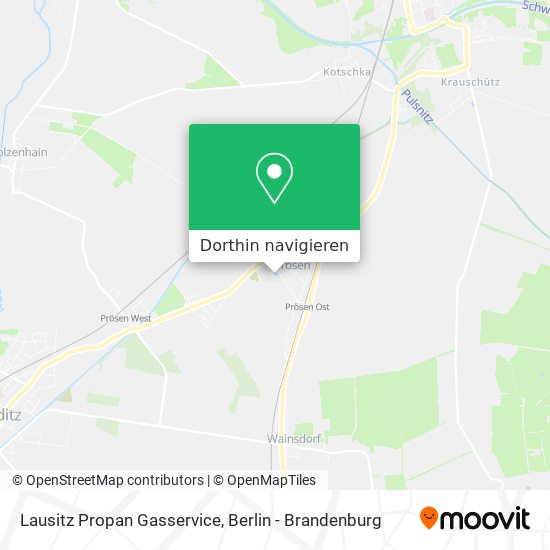 Lausitz Propan Gasservice Karte