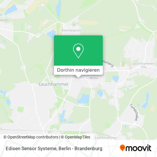 Edisen Sensor Systeme Karte