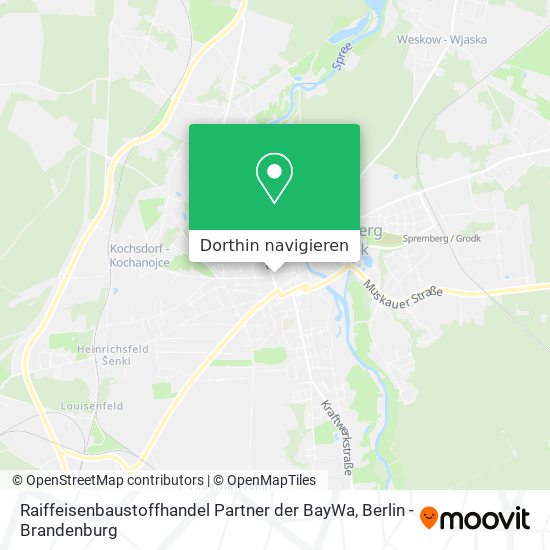 Raiffeisenbaustoffhandel Partner der BayWa Karte