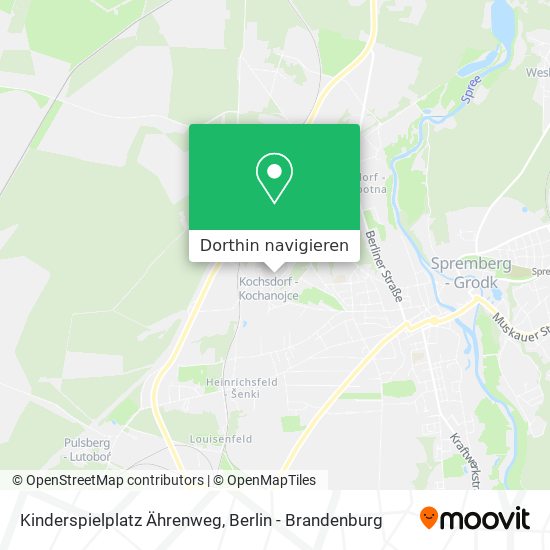 Kinderspielplatz Ährenweg Karte