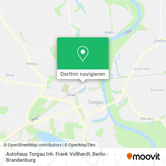 Autohaus Torgau Inh. Frank Vollhardt Karte
