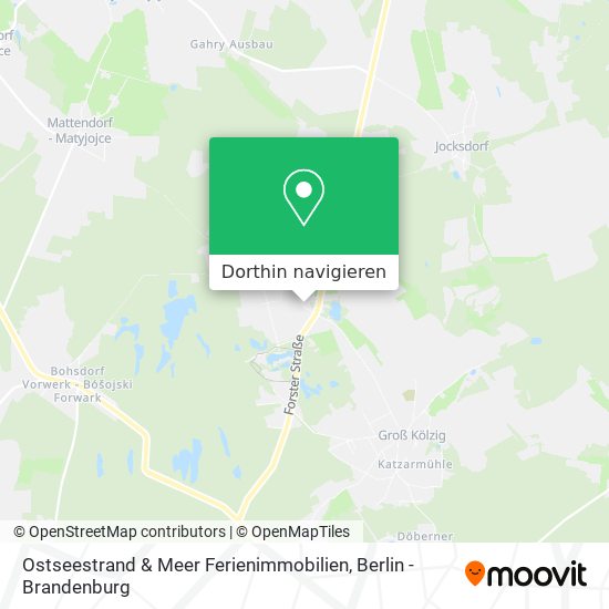 Ostseestrand & Meer Ferienimmobilien Karte
