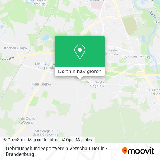 Gebrauchshundesportverein Vetschau Karte