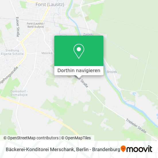 Bäckerei-Konditorei Merschank Karte