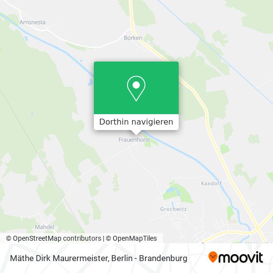 Mäthe Dirk Maurermeister Karte