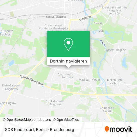 SOS Kinderdorf Karte