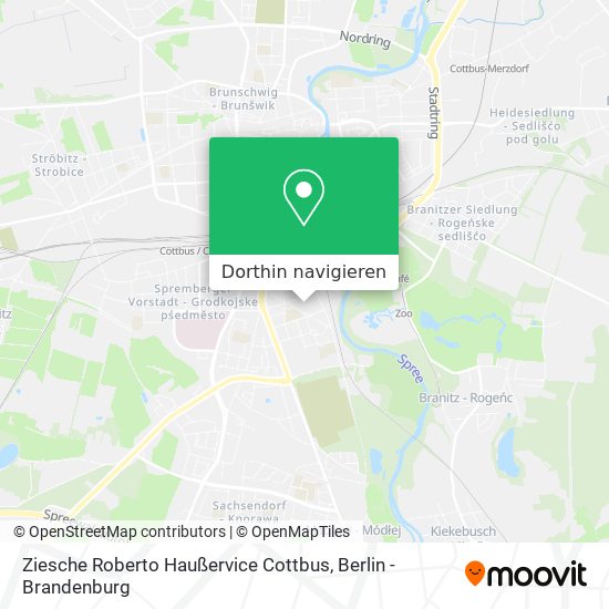 Ziesche Roberto Haußervice Cottbus Karte