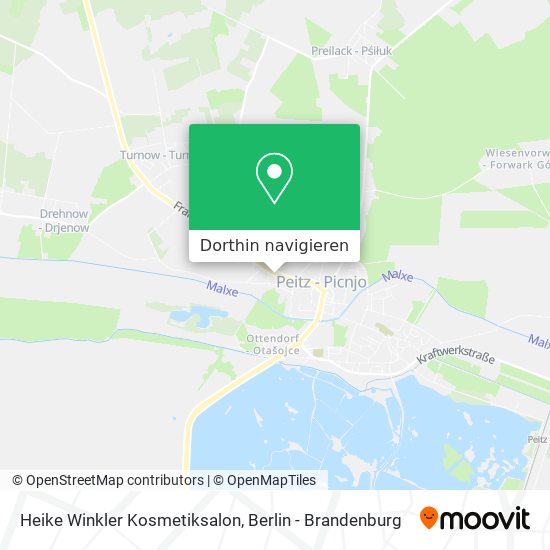 Heike Winkler Kosmetiksalon Karte