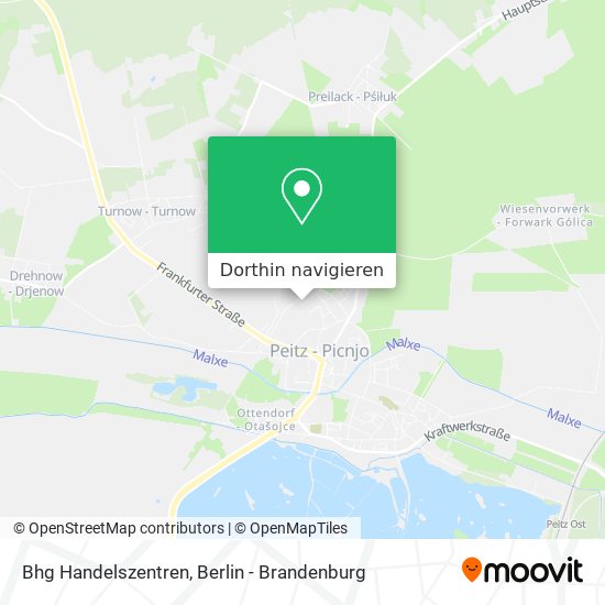 Bhg Handelszentren Karte