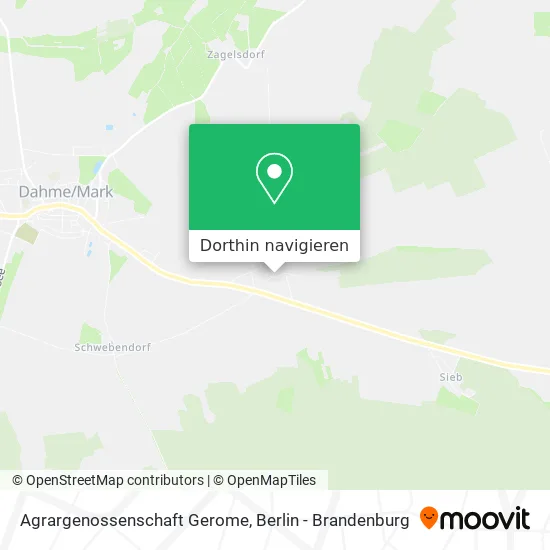 Agrargenossenschaft Gerome Karte