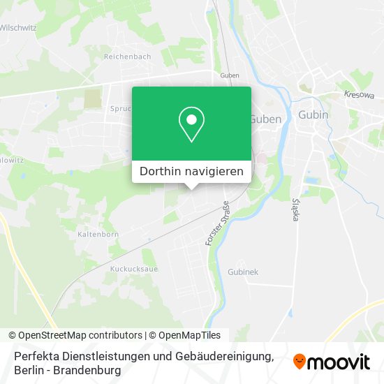 Perfekta Dienstleistungen und Gebäudereinigung Karte