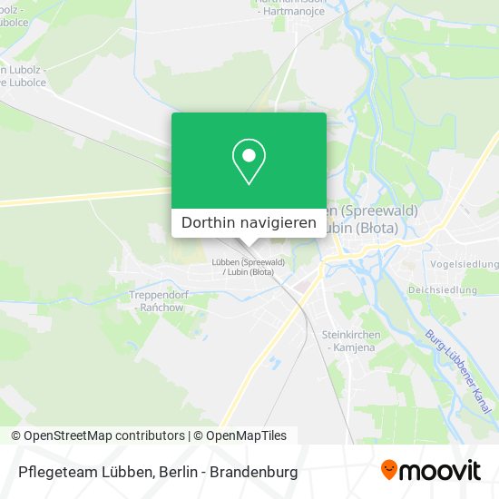 Pflegeteam Lübben Karte