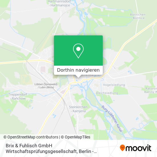 Brix & Fuhlisch GmbH Wirtschaftsprüfungsgesellschaft Karte