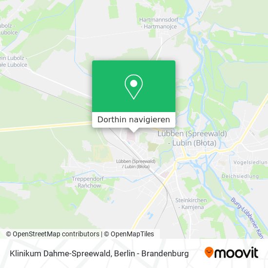 Klinikum Dahme-Spreewald Karte