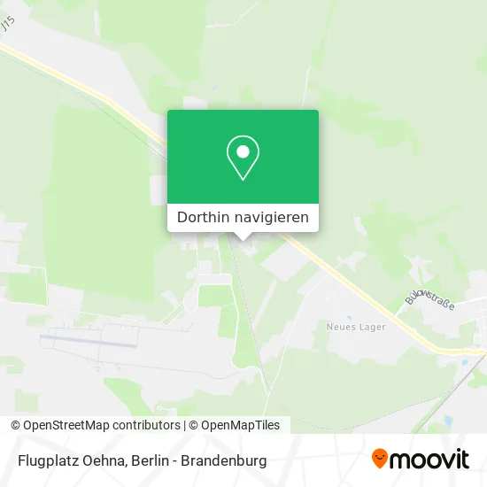 Flugplatz Oehna Karte