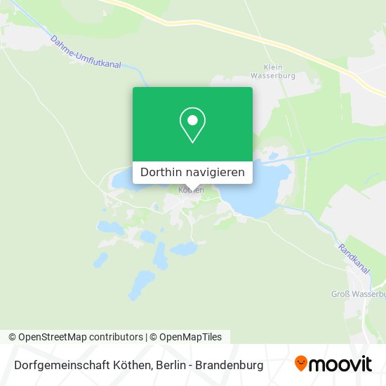 Dorfgemeinschaft Köthen Karte