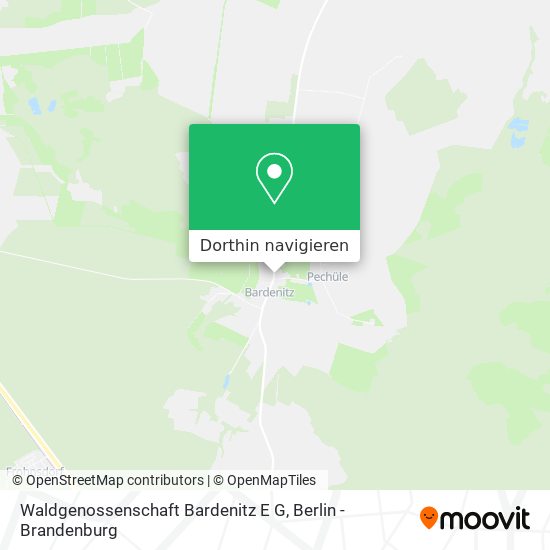Waldgenossenschaft Bardenitz E G Karte