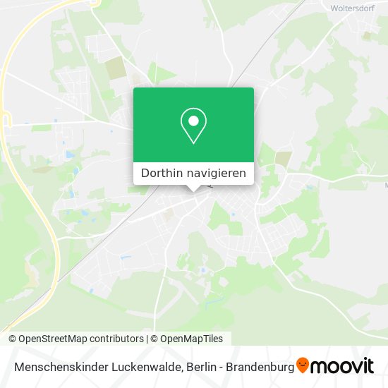 Menschenskinder Luckenwalde Karte