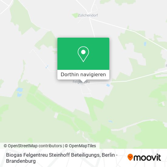 Biogas Felgentreu Steinhoff Beteiligungs Karte