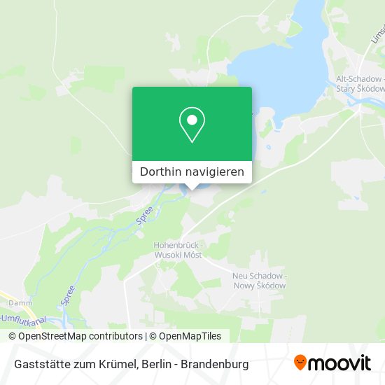 Gaststätte zum Krümel Karte