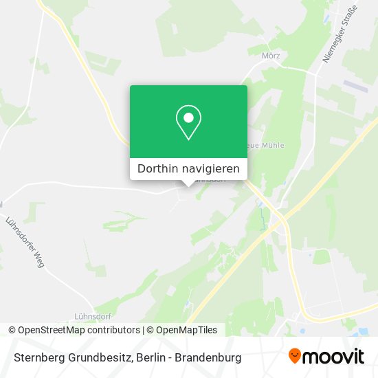 Sternberg Grundbesitz Karte