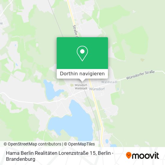 Hama Berlin Realitäten Lorenzstraße 15 Karte