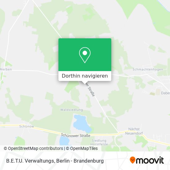 B.E.T.U. Verwaltungs Karte