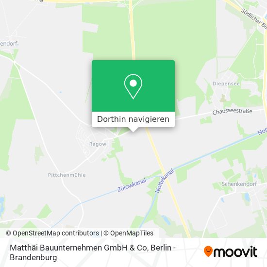 Matthäi Bauunternehmen GmbH & Co Karte