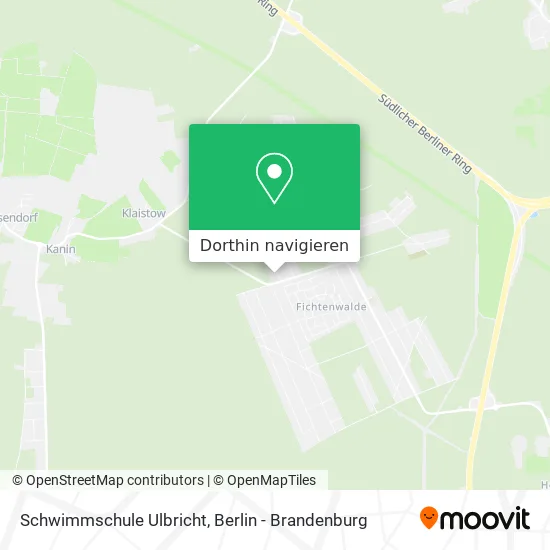 Schwimmschule Ulbricht Karte