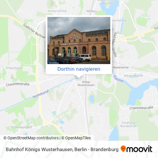 Bahnhof Königs Wusterhausen Karte