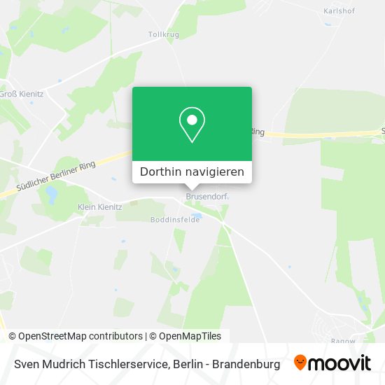 Sven Mudrich Tischlerservice Karte
