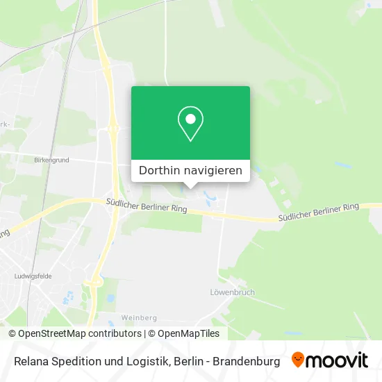 Relana Spedition und Logistik Karte