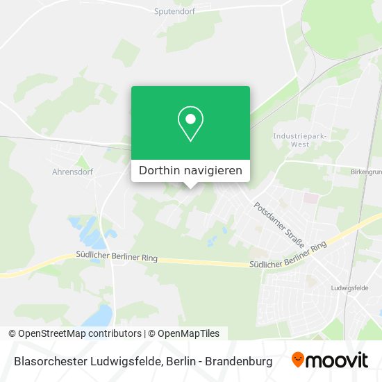 Blasorchester Ludwigsfelde Karte