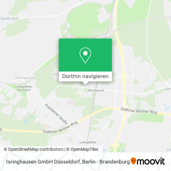 Isringhausen GmbH Düsseldorf Karte