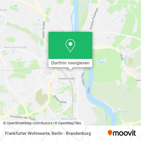 Frankfurter Wohnwerte Karte