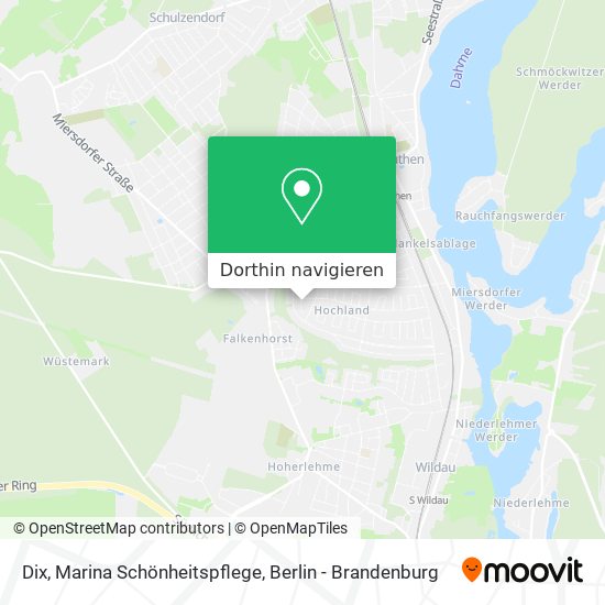 Dix, Marina Schönheitspflege Karte