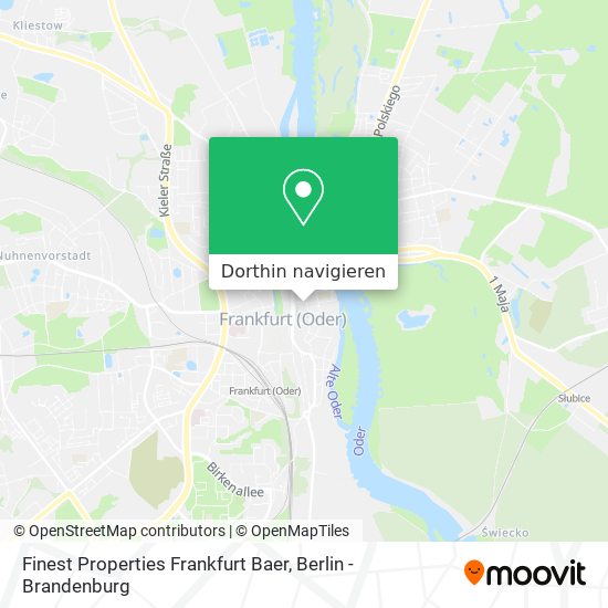 Finest Properties Frankfurt Baer Karte