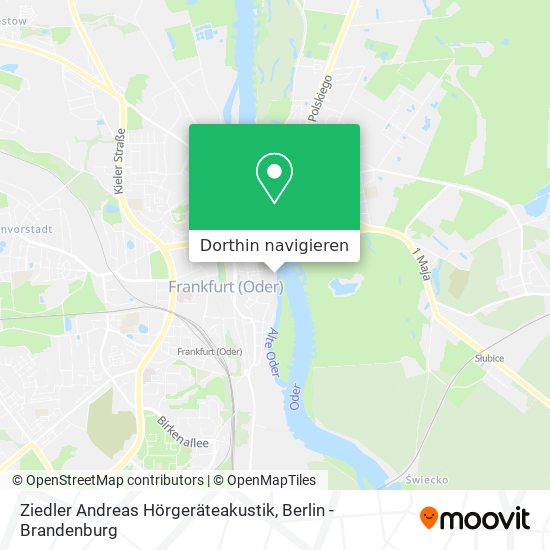 Ziedler Andreas Hörgeräteakustik Karte