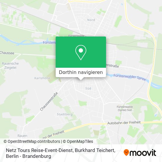 Netz Tours Reise-Event-Dienst, Burkhard Teichert Karte