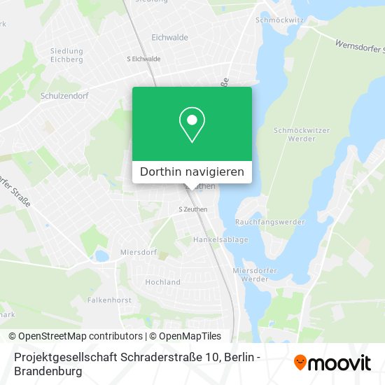Projektgesellschaft Schraderstraße 10 Karte