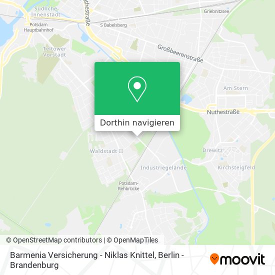 Barmenia Versicherung - Niklas Knittel Karte
