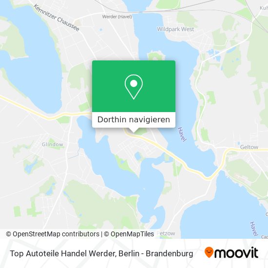 Top Autoteile Handel Werder Karte