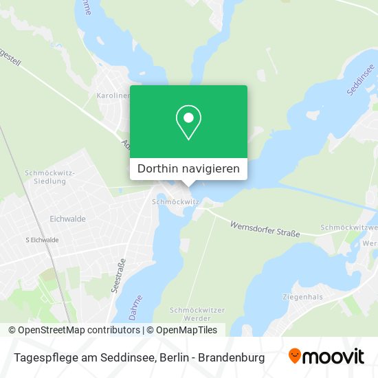 Tagespflege am Seddinsee Karte