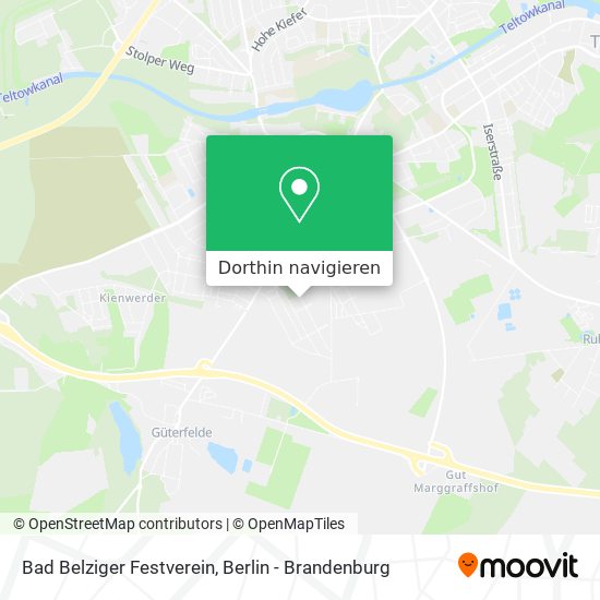 Bad Belziger Festverein Karte