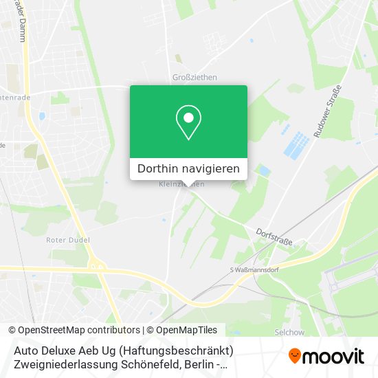 Auto Deluxe Aeb Ug (Haftungsbeschränkt) Zweigniederlassung Schönefeld Karte